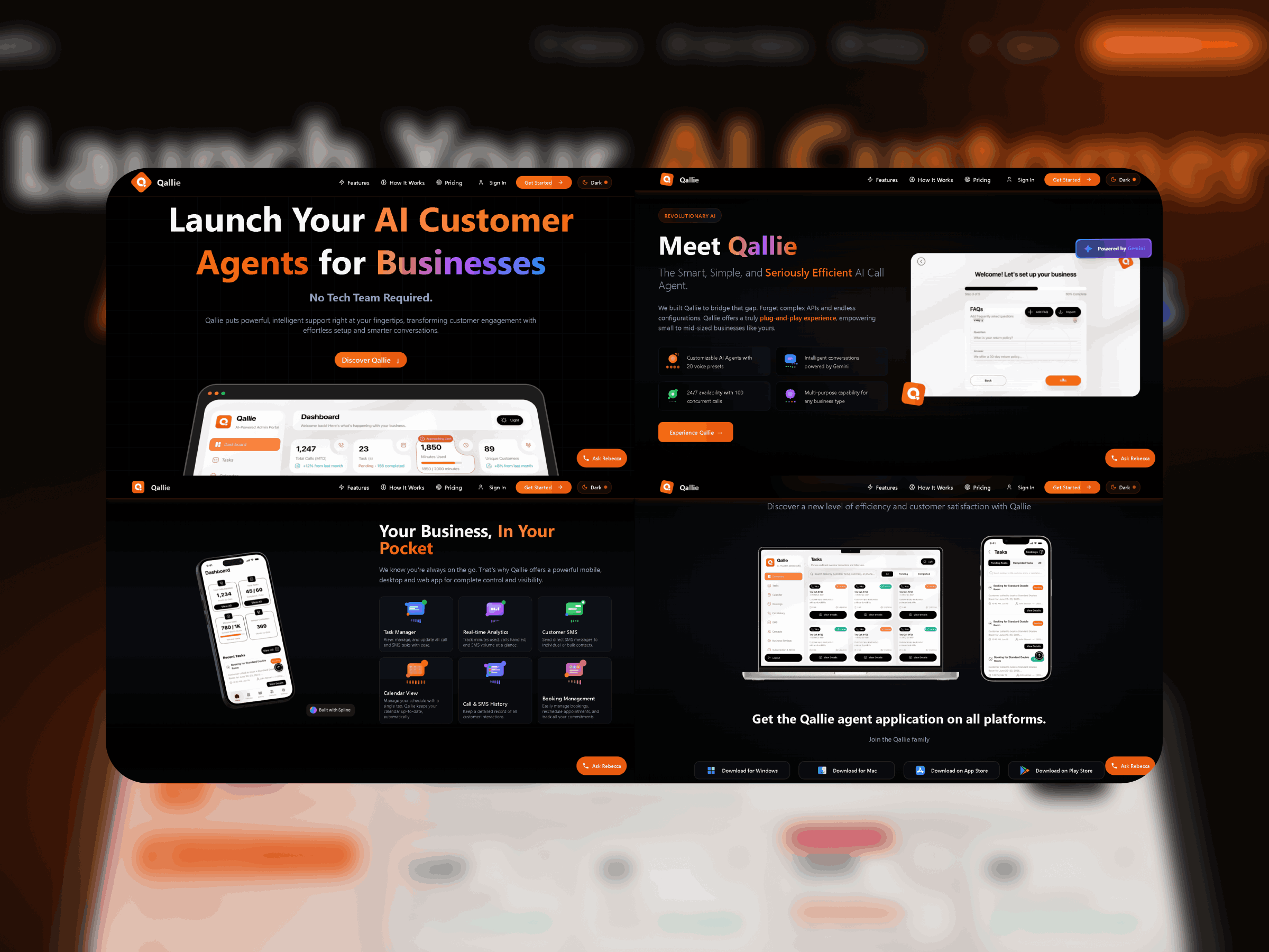Qallie AI Customer Agent Platform